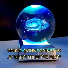 מנורת כדור הארץ 3D